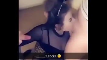 Preview 3 of Gents Was Xvideo - Amelia Skye mmf threesome blowjob - teaser