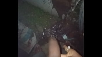 Preview 1 of Indonesia Jilbab Hijab Public - Foreskin cumshot