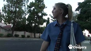 Preview 1 of Www Katrinasexe - Slutty 18yo Fucks Her First Black Man After Class