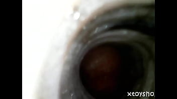 Preview 1 of Kanty Parker - Cumming Inside Clear Fleshlight View Inside Down Hole Hot
