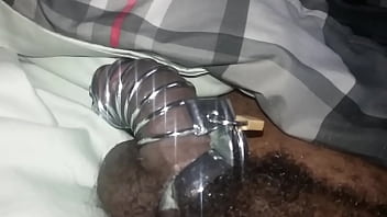 Preview 1 of Led Pencil On Pussy - My First Cock cage