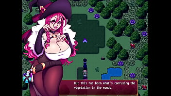 Preview 2 of Fast Wank Xxx - Sexy Quest Cap 5 - brujita de halloween me hace una paja con sus grandes tetas