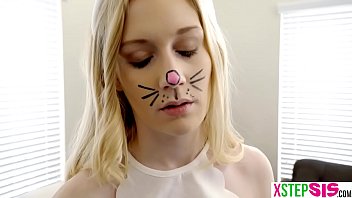 Preview 3 of Interracial Hamile Porn - Bunny stepsister teen found my big cock in her mouth