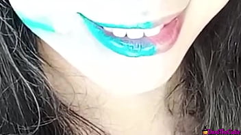 Preview 2 of Aileen Ice - crazy witch DaniTheCutie fucks herself on Halloween night