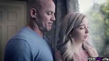 Preview 1 of Yoga Hot Pron - Blonde shy teen bounces her tight pussy on top of her stepdad!