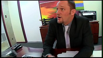 Preview 1 of Www Muvisex Com - Beautiful busty redhead secretary fucks with her boss