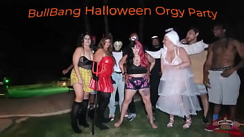 Preview 1 of Thai Girls Wild Beem - There is nothing like having a freaky orgy during Halloween and that is just what we do.Check out the party turned orgy o...