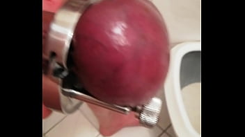 Preview 3 of Erotic Nipple Massage - Meine Eier werden mit Spanner in Stellung gebracht