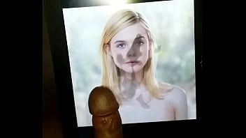 Preview 4 of Ge Pegnant - Elle Fanning cum tribute