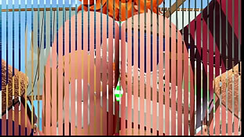 Preview 4 of Zoye Foxx - Max&#039_s Life Temporada 4 Cap 190 - follando con Nami de One piece