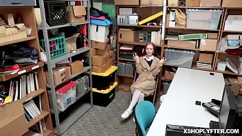 Preview 1 of Porn Movie Indian - Busted shoplifter Ella Hughes blowjob the LP Officer huge cock!