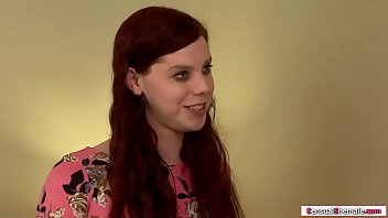 Preview 1 of Prima Pide Verga - Petite Tgirl gets toyed by redhead babe