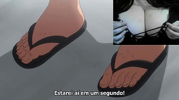 Preview 2 of Grubben Slut - Tsuma Ni Damatte Sokubaikai Ni Ikun Ja Nakatta Episodio 1 Dublado PT-BR HD - X IvyAdventure / Hentai with Ivy