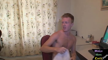 Preview 1 of Panty Hose Offic - Bound and tied cuckold bf watches fucking