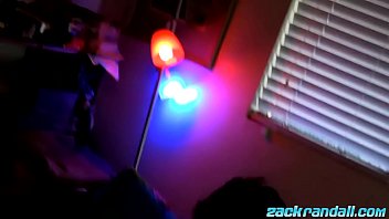 Preview 1 of Kharina Xxx - Nerdy hunk Zack Randall shows off muscles and jerking off