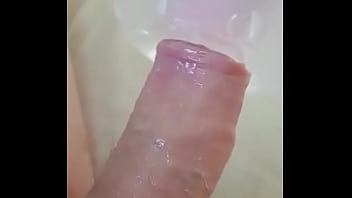 Preview 2 of Rita Argli - Guy Playing With Clear Fleshlight Till He Explodes Hot Amateur