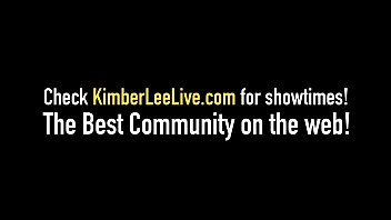 Preview 1 of Taekwondo Sex - Sweet Girl Next Door Kimber Lee Blows Cock On Her Couch!