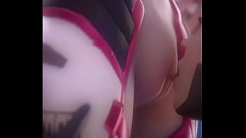 Preview 1 of Russia Porny - Mercy licks D.Va&#039_s tight pussy.