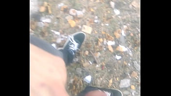 Preview 2 of Grannys Solo Video - Flash en la calle