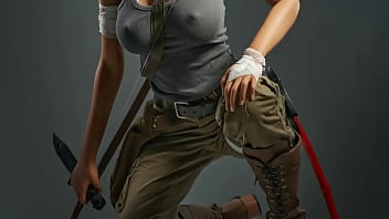 Preview 2 of Chanel Xvideo - Lara Croft Is Bustier Than I Remember