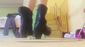 Preview 2 of Bra Pornys - a merciless mistress destroys everything under her boots