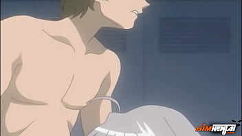 Preview 3 of Sxse Videyo - Hentai uncensored - Busty girl eats two cocks at once