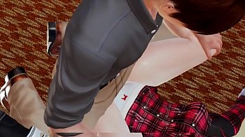 Preview 2 of Friend Watches Me Jackoff - [ Hentai 3D ] She is my ex-gf
