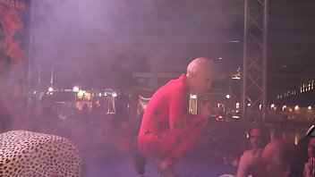 Preview 1 of African Adults Video - threesome blonde milf and teen public