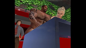 Preview 2 of Tina Bbc - cuckold wife gets breakfast of champions,  Big D Brown&#039_s cum