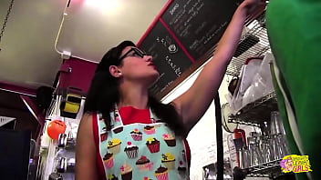 Preview 1 of Home Zorab - A lesbian manager at work likes to grope her worker big breasts and tight pussy