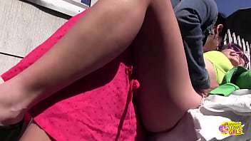 Preview 1 of Czech Hunter Gay Myvidster - Perfect brunette with big tits takes a massive dildo in her wet tight pussy