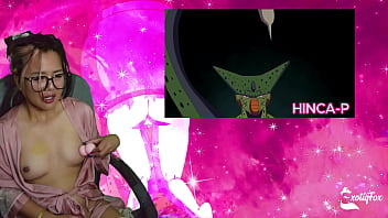 Preview 2 of Gilf Money Porn - FILL ME UP LIKE HOW HE DID ANDROID 18 - Reacting To Hinca P&#039_s Perfect Cell ExotiqFox Solo Gooner Girl Masturbation