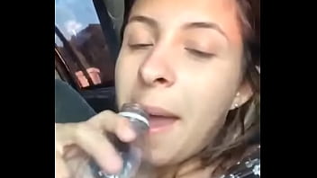 Preview 1 of Kelly Star Lesbien Skyy Blak - Bebendo um d. e tomando uma chupada na buceta