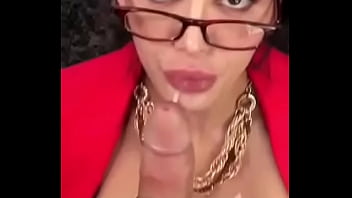Preview 1 of Spy Boy Cock Public - horny bitch blows dick with big boobs