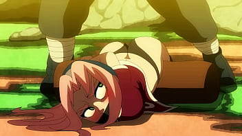Preview 2 of Poshto Beeg Shamal - Sakura vs Kakashi on the Forest Floor