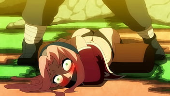 Preview 3 of Poshto Beeg Shamal - Sakura vs Kakashi on the Forest Floor