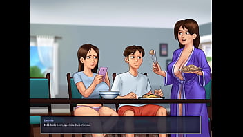 Preview 2 of Masage Sex Oil - Summertime Saga ep 26 - Finalmente conseui Transar com essa Gostosa da Jenny