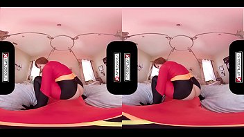 Preview 3 of Strangled Sperm Rape - The Incredibles XXX Cosplay VR Porn
