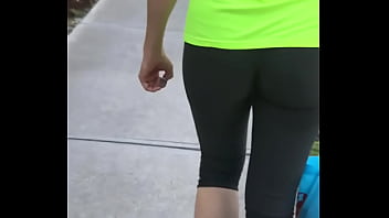 Preview 1 of Armay Xxx Video - super tight public spandex walking in public
