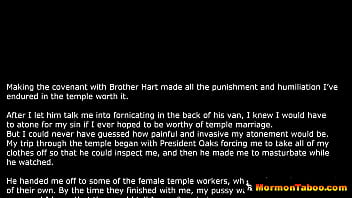 Preview 1 of Japanese Public Disgrace - Mormon Ashleigh and Melody Cult Breeding With Church Leader