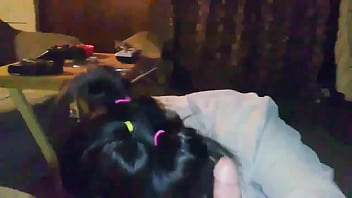 Preview 1 of Feya Reagon - Sarabear Deepthroating me before work.