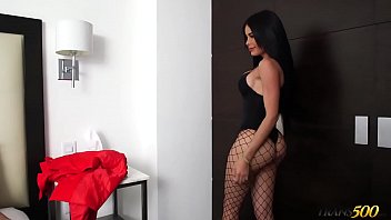 Preview 1 of Yany - Valeria Danae Has Her Ample Shemale Ass Plowed
