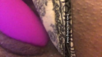 Preview 2 of Open Wide Pussies - Playing with my favorite toy ig:ebony.wett