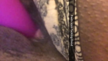 Preview 4 of Open Wide Pussies - Playing with my favorite toy ig:ebony.wett