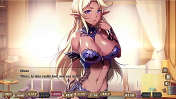Preview 4 of Smoking Mom Daughter Threesome - Namaiki Dark Elf Sisters,  Cocky Chicks Craving Creampies. 12 part
