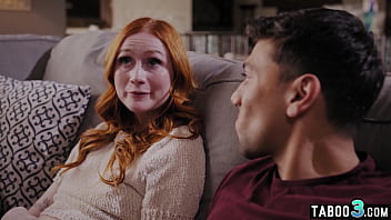 Preview 2 of Classic Sister Fuckew - Petite redhead teen stepsister Scarlet Skies lures stepbro into taboo fuck
