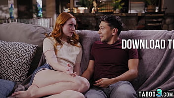 Preview 3 of Classic Sister Fuckew - Petite redhead teen stepsister Scarlet Skies lures stepbro into taboo fuck