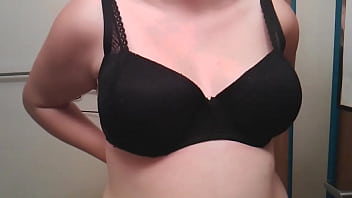 Preview 2 of Mom Love Xxx Video - Slut wife plays with boobs