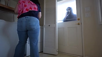 Preview 1 of Mom Sex Youporn 3gp Com - Gorgeous BBW Paige Steele Gets Pussy Fucked Hard by Ghostface and a Facial - Steve Rickz