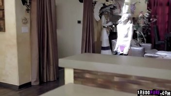 Preview 2 of Lokil Posto - Babysitter teen got caught masturbating and gets her pussy shoved!